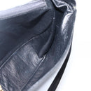 CELINE Horse Carriage Shoulder Bag Leather Black Gold Auth BA11909-17