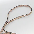 VALENTINO Rock Studs Hand Bag Leather 2way Pink Gold Auth BA11911A-14