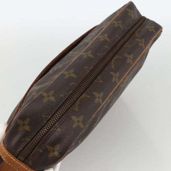 LOUIS VUITTON Monogram Compiegne 28 Clutch Bag M51845 LV Auth BA11912