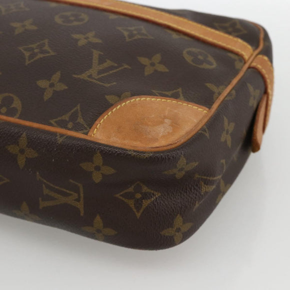 LOUIS VUITTON Monogram Compiegne 28 Clutch Bag M51845 LV Auth BA11912