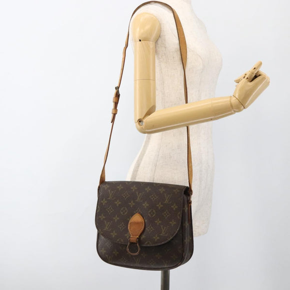 LOUIS VUITTON Monogram Saint Cloud GM Shoulder Bag M51242 LV Auth BA11914