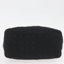 Christian Dior Lady Dior Canage Hand Bag Nylon Black Gold Auth BA11915-9