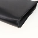 Christian Dior Shoulder Bag Leather Black Gold Auth BA11919-12