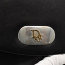 Christian Dior Shoulder Bag Leather Black Gold Auth BA11919-14