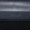 Christian Dior Shoulder Bag Leather Black Gold Auth BA11919-16