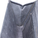Christian Dior Shoulder Bag Leather Black Gold Auth BA11919-19