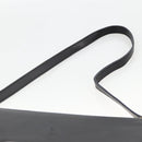 Christian Dior Shoulder Bag Leather Black Gold Auth BA11919-8