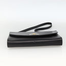 Christian Dior Shoulder Bag Leather Black Gold Auth BA11919-9