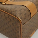 GUCCI Micro GG Supreme Hand Bag PVC Beige Gold Auth BA1192-9