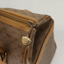 GUCCI Micro GG Supreme Hand Bag PVC Beige Gold Auth BA1192-17