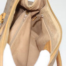 GUCCI Micro GG Supreme Hand Bag PVC Beige Gold Auth BA1192-22