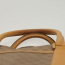 GUCCI Micro GG Supreme Hand Bag PVC Beige Gold Auth BA1192-8