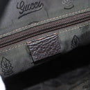 GUCCI GG Canvas Guccissima Shoulder Bag Leather Black Gold 201448 Auth BA11920-16
