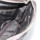 GUCCI GG Canvas Guccissima Shoulder Bag Leather Black Gold 201448 Auth BA11920-18