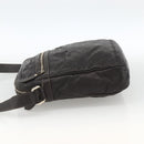GUCCI GG Canvas Guccissima Shoulder Bag Leather Black Gold 201448 Auth BA11920-4