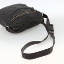 GUCCI GG Canvas Guccissima Shoulder Bag Leather Black Gold 201448 Auth BA11920-7