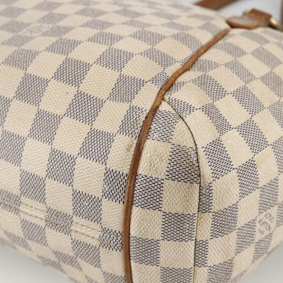 LOUIS VUITTON Damier Azur Totally PM Tote Bag N41280 LV Auth BA11922