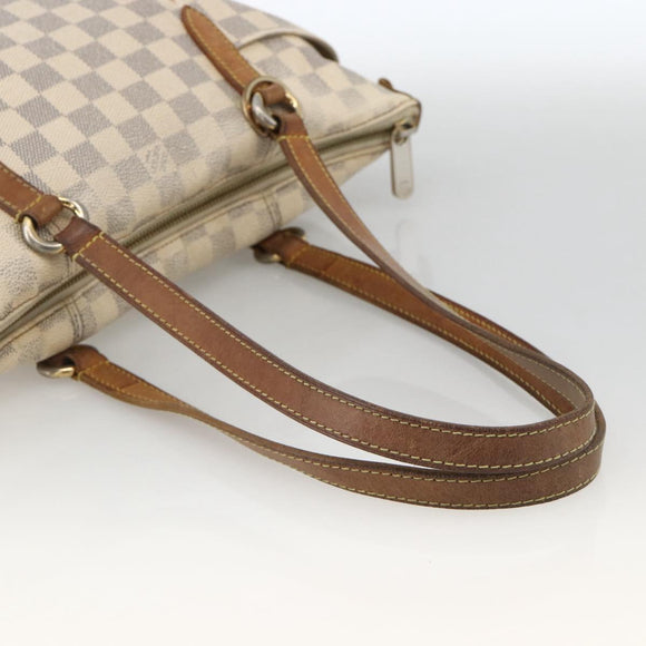 LOUIS VUITTON Damier Azur Totally PM Tote Bag N41280 LV Auth BA11922