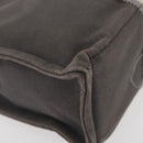 HERMES Fourre Tout PM Tote Bag Canvas Gray Silver Auth BA11923-10
