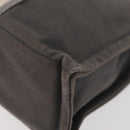 HERMES Fourre Tout PM Tote Bag Canvas Gray Silver Auth BA11923-11