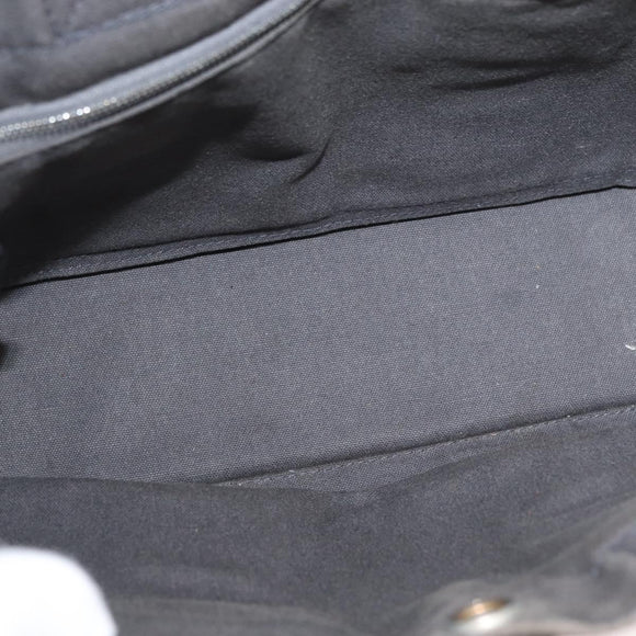 HERMES Fourre Tout PM Tote Bag Canvas Gray Silver Auth BA11923