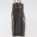 HERMES Fourre Tout PM Tote Bag Canvas Gray Silver Auth BA11923-4