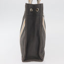 HERMES Fourre Tout PM Tote Bag Canvas Gray Silver Auth BA11923-5