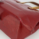 LOUIS VUITTON Vernis Reade PM Hand Bag Pomme D'amour M91990 LV Auth BA11925-16