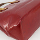 LOUIS VUITTON Vernis Reade PM Hand Bag Pomme D'amour M91990 LV Auth BA11925-17