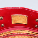 LOUIS VUITTON Vernis Reade PM Hand Bag Pomme D'amour M91990 LV Auth BA11925-18