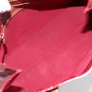 LOUIS VUITTON Vernis Reade PM Hand Bag Pomme D'amour M91990 LV Auth BA11925-11