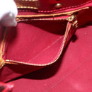 LOUIS VUITTON Vernis Reade PM Hand Bag Pomme D'amour M91990 LV Auth BA11925-22