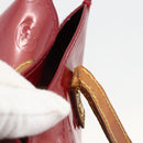 LOUIS VUITTON Vernis Reade PM Hand Bag Pomme D'amour M91990 LV Auth BA11925-10
