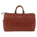 LOUIS VUITTON Epi Speedy 40 Hand Bag Brown Kenya M42983 LV Auth BA11926-2