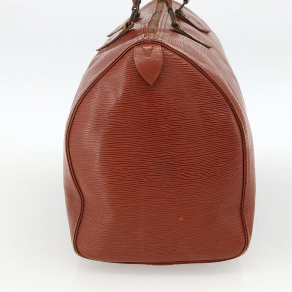 LOUIS VUITTON Epi Speedy 40 Hand Bag Brown Kenya M42983 LV Auth BA11926