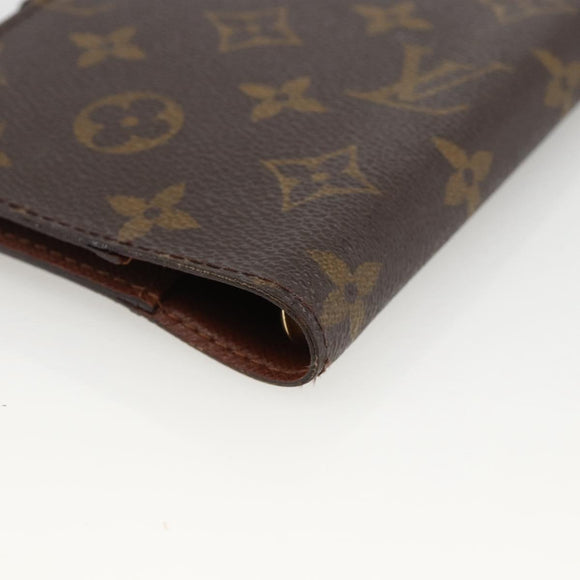 LOUIS VUITTON Monogram Agenda PM Day Planner Cover R20005 LV Auth BA11927
