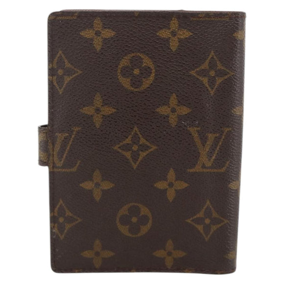 LOUIS VUITTON Monogram Agenda PM Day Planner Cover R20005 LV Auth BA11927