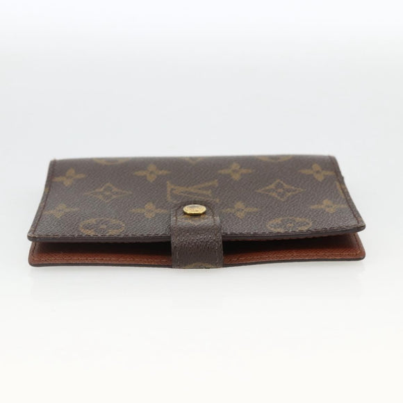 LOUIS VUITTON Monogram Agenda PM Day Planner Cover R20005 LV Auth BA11927