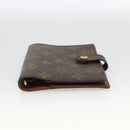 LOUIS VUITTON Monogram Agenda PM Day Planner Cover R20005 LV Auth BA11927-6