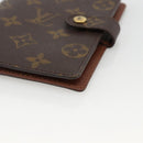 LOUIS VUITTON Monogram Agenda PM Day Planner Cover R20005 LV Auth BA11927-7