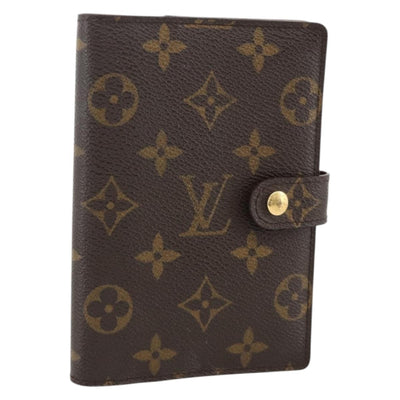 LOUIS VUITTON Monogram Agenda PM Day Planner Cover R20005 LV Auth BA11928