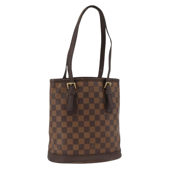 LOUIS VUITTON Damier Ebene Marais Shoulder Bag N42240 LV Auth BA11935