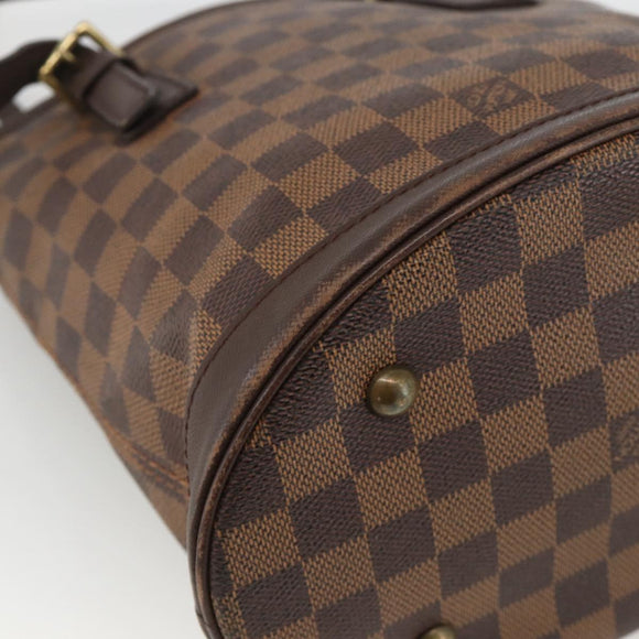 LOUIS VUITTON Damier Ebene Marais Shoulder Bag N42240 LV Auth BA11935