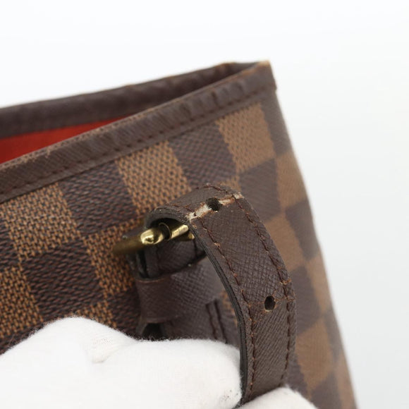 LOUIS VUITTON Damier Ebene Marais Shoulder Bag N42240 LV Auth BA11935