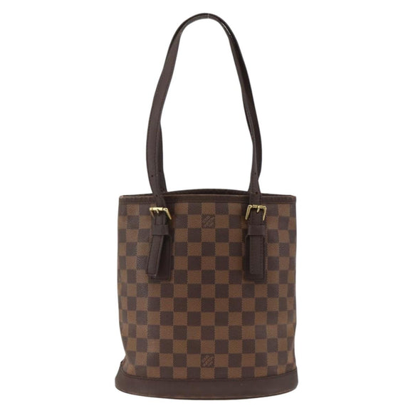 LOUIS VUITTON Damier Ebene Marais Shoulder Bag N42240 LV Auth BA11935