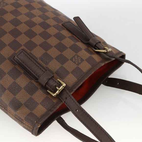 LOUIS VUITTON Damier Ebene Marais Shoulder Bag N42240 LV Auth BA11935