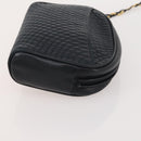 BALLY Shoulder Bag Leather 2 Set Black Auth BA11938-12