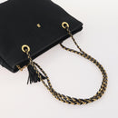 BALLY Shoulder Bag Leather 2 Set Black Auth BA11938-5