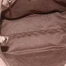 Jimmy Choo Tote Bag Leather Pink Silver Auth BA11939-10