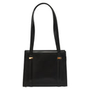 GUCCI Shoulder Bag Leather Black Gold 007 2046 0268 Auth BA1194-13